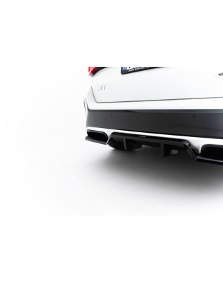 Splitter posteriore (con barre verticali) BMW X1 M-Pack U11 (Cod. M-BM-X1-U11-MPACK-RD1G+RD2G)