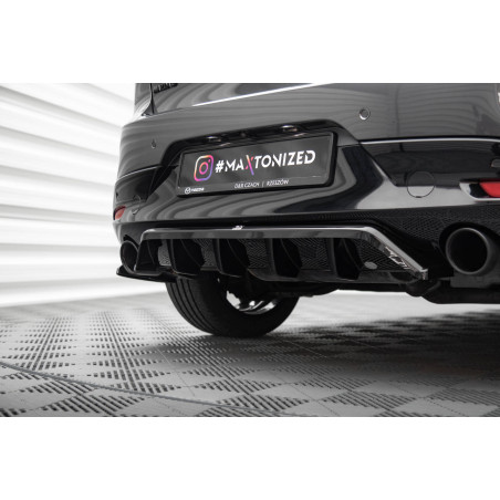 Splitter posteriore (con barre verticali) Mazda 3 Mk4 (Cod. M-MA-3-4-RD1G+RD2G)