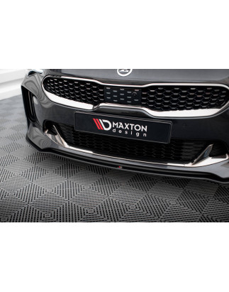 SPLITTER ANTERIORE street pro Kia Stinger GT / GT-Line / Standard Mk1 (Cod. M-KIST1GTLINECNC-FD1B)