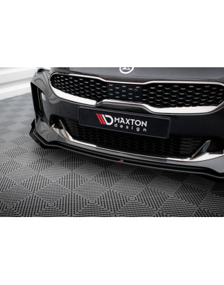 SPLITTER ANTERIORE street pro + Flaps Kia Stinger GT / GT-Line / Standard Mk1 (Cod. M-KIST1GTLINECNC