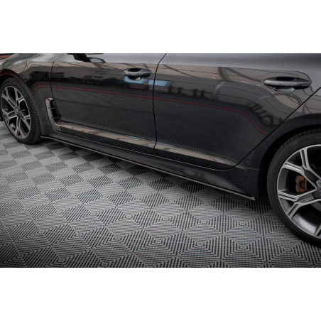 Diffusori minigonne street pro Kia Stinger GT / GT-Line / Standard Mk1 (Cod. M-KIST1GTLINECNC-SD1B)