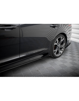 Diffusori minigonne street pro + Flaps Kia Stinger GT / GT-Line / Standard Mk1 (Cod. M-KIST1GTLINECN