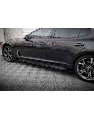 Diffusori minigonne street pro + Flaps Kia Stinger GT / GT-Line / Standard Mk1 (Cod. M-KIST1GTLINECN
