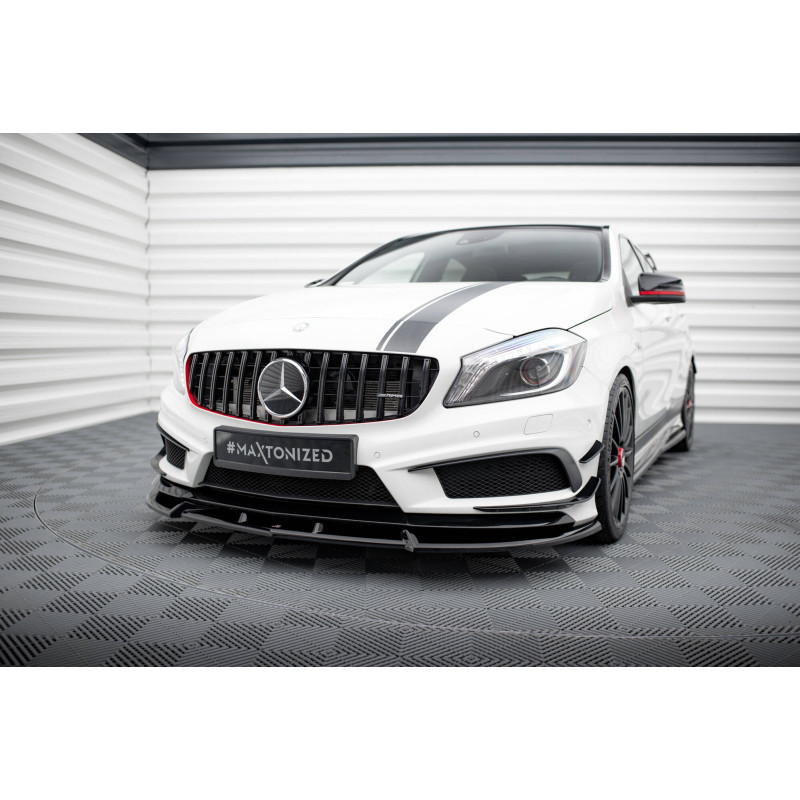 SPLITTER ANTERIORE V.3 Mercedes-Benz A45 AMG W176 (Cod. M-ME-A45-W176-FD1G)
