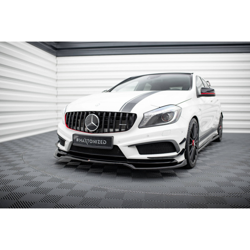 SPLITTER ANTERIORE V.4 Mercedes-Benz A45 AMG W176 (Cod. M-ME-A45-W176-FD2G)