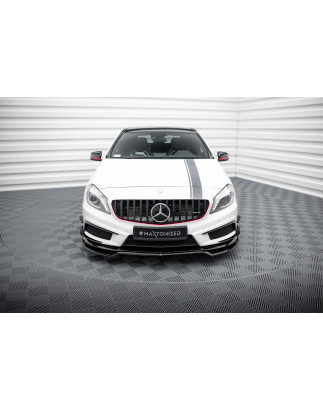 SPLITTER ANTERIORE V.4 Mercedes-Benz A45 AMG W176 (Cod. M-ME-A45-W176-FD2G)