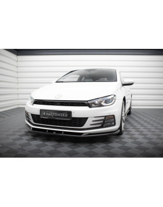 SPLITTER ANTERIORE V.1 Volkswagen Scirocco Mk3 Facelift (Cod. M-VW-SC-3F-FD1G)