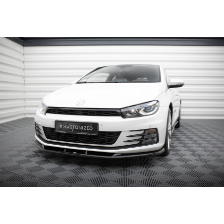 SPLITTER ANTERIORE V.1 Volkswagen Scirocco Mk3 Facelift (Cod. M-VW-SC-3F-FD1G)