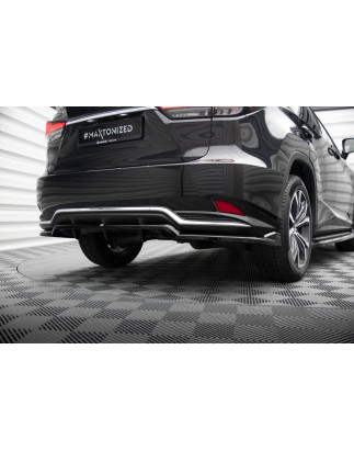 Splitter posteriore (con barre verticali) Lexus RX Mk4 Facelift (Cod. M-LE-RX-4F-RD1G+RD2G)