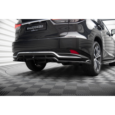 Splitter posteriore (con barre verticali) Lexus RX Mk4 Facelift (Cod. M-LE-RX-4F-RD1G+RD2G)