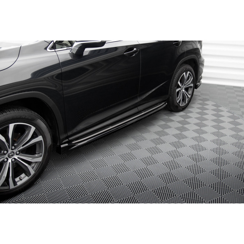 Diffusori minigonne Lexus RX Mk4 Facelift (version with OEM step rails) (Cod. M-LE-RX-4F-SD1G)