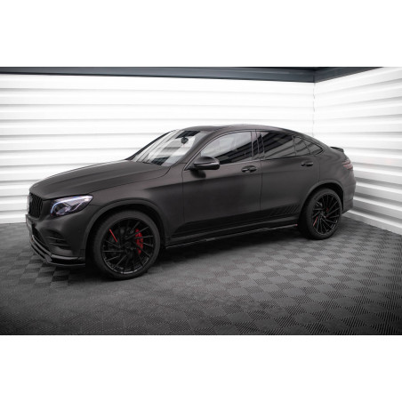 Diffusori minigonne V.2 Mercedes-Benz GLC Coupe AMG-Line C253  (Cod. M-ME-GLC-C253F-AMGLINE-SD2G)