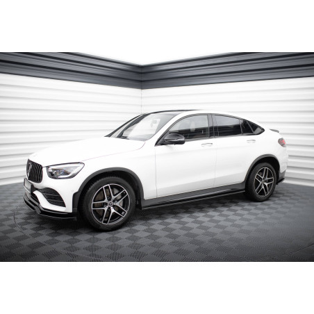 Diffusori minigonne V.3 Mercedes-Benz GLC Coupe AMG-Line C253  (Cod. M-ME-GLC-C253F-AMGLINE-SD3G)