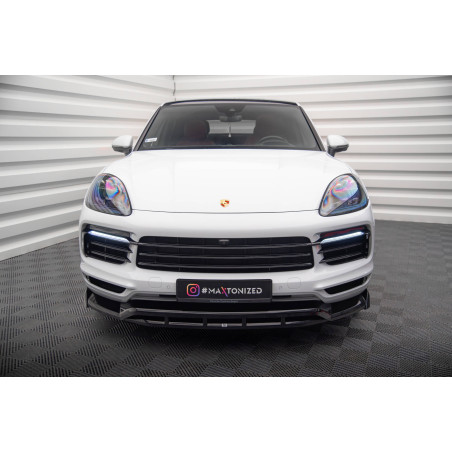 SPLITTER ANTERIORE Porsche Cayenne Coupe / SUV Mk3 (Cod. M-PO-CAY-3-C-FD1G+FD1RG)