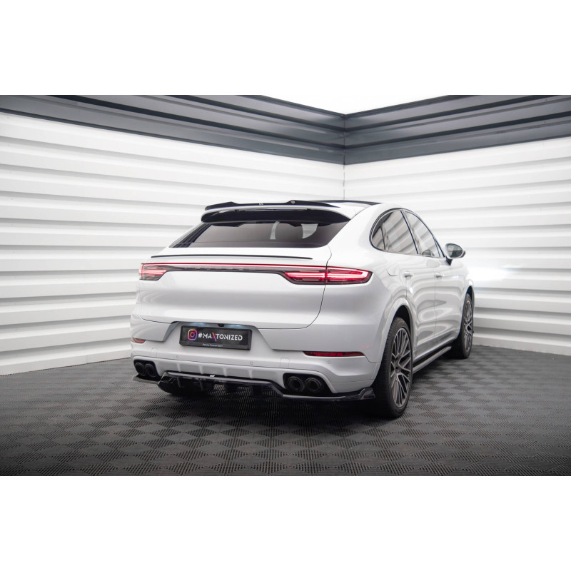 Splitter posteriore (con barre verticali) Porsche Cayenne Coupe / SUV Mk3 (Cod. M-PO-CAY-3-C-RD1G+RD