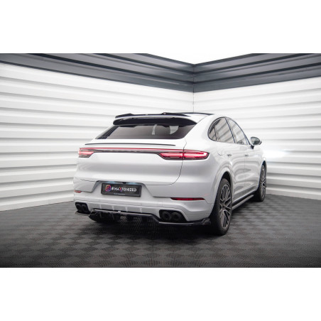 Splitter posteriore (con barre verticali) Porsche Cayenne Coupe / SUV Mk3 (Cod. M-PO-CAY-3-C-RD1G+RD