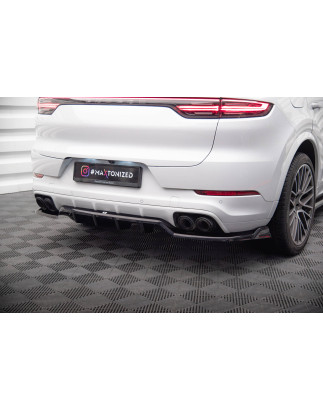 Splitter posteriore (con barre verticali) Porsche Cayenne Coupe / SUV Mk3 (Cod. M-PO-CAY-3-C-RD1G+RD