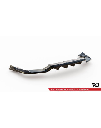 Splitter posteriore (con barre verticali) Porsche Cayenne Coupe / SUV Mk3 (Cod. M-PO-CAY-3-C-RD1G+RD