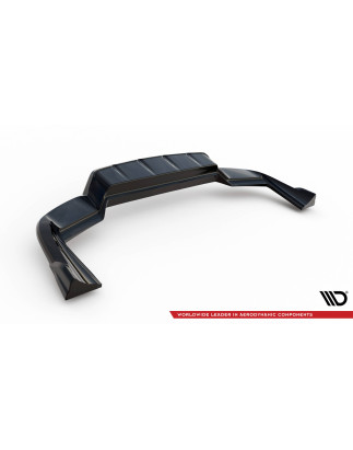 Splitter posteriore (con barre verticali) Porsche Cayenne Coupe / SUV Mk3 (Cod. M-PO-CAY-3-C-RD1G+RD
