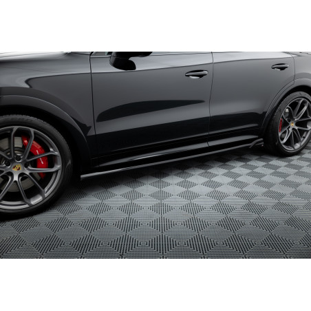 Diffusori minigonne V.2 Porsche Cayenne Sport Design / Turbo SUV / Coupe Mk3 / Mk3 Facelift (Cod. M-