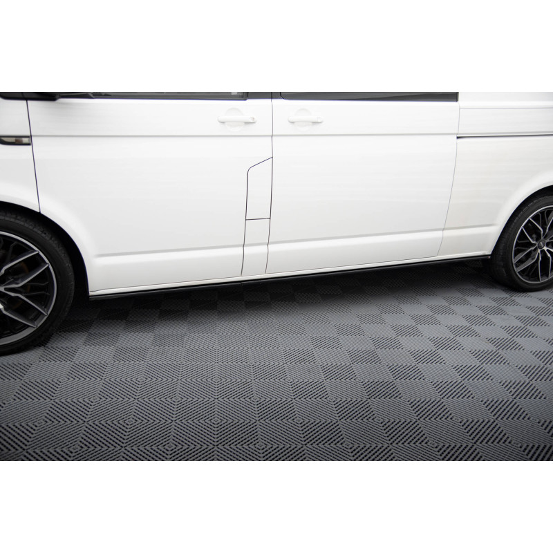 Diffusori minigonne Volkswagen T6.1 Long  (Cod. M-VW-T6F-LONG-SD1A+BG)