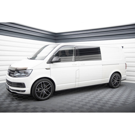 Diffusori minigonne Volkswagen T6.1 Long  (Cod. M-VW-T6F-LONG-SD1A+BG)
