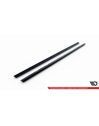 Diffusori minigonne Volkswagen T6.1 Long  (Cod. M-VW-T6F-LONG-SD1A+BG)