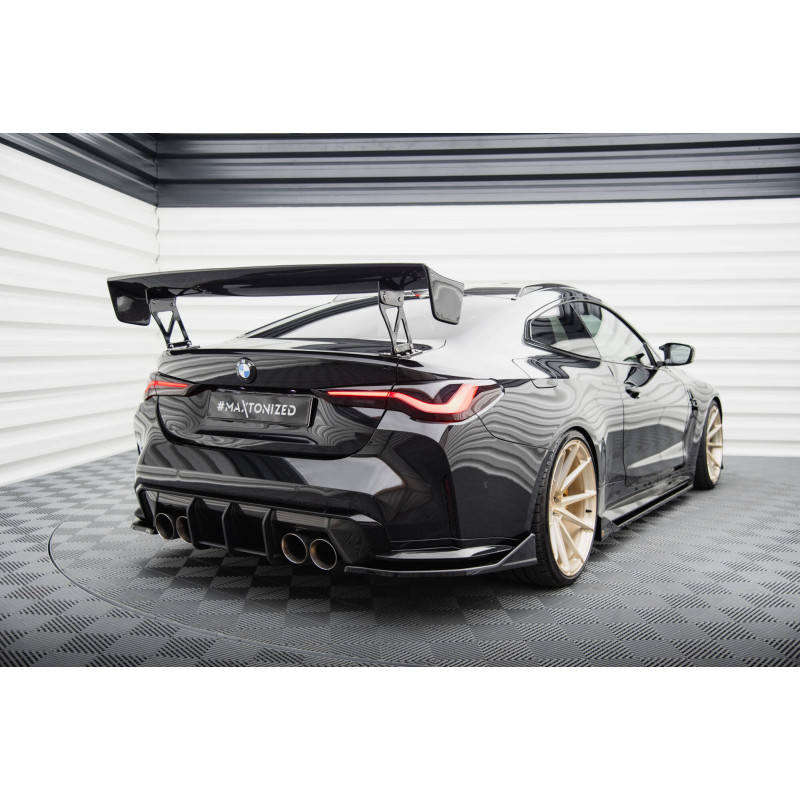 Splitters posteriori laterali V.4 BMW M4 G82 / G82 Facelift (Cod. M-BM-4-G82-M-RSD4G)