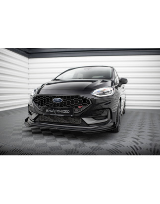 SPLITTER ANTERIORE street pro + Flaps Ford Fiesta ST Mk8 Facelift (Cod. M-FOFI8FSTCNC-FD1B+FSF1G)