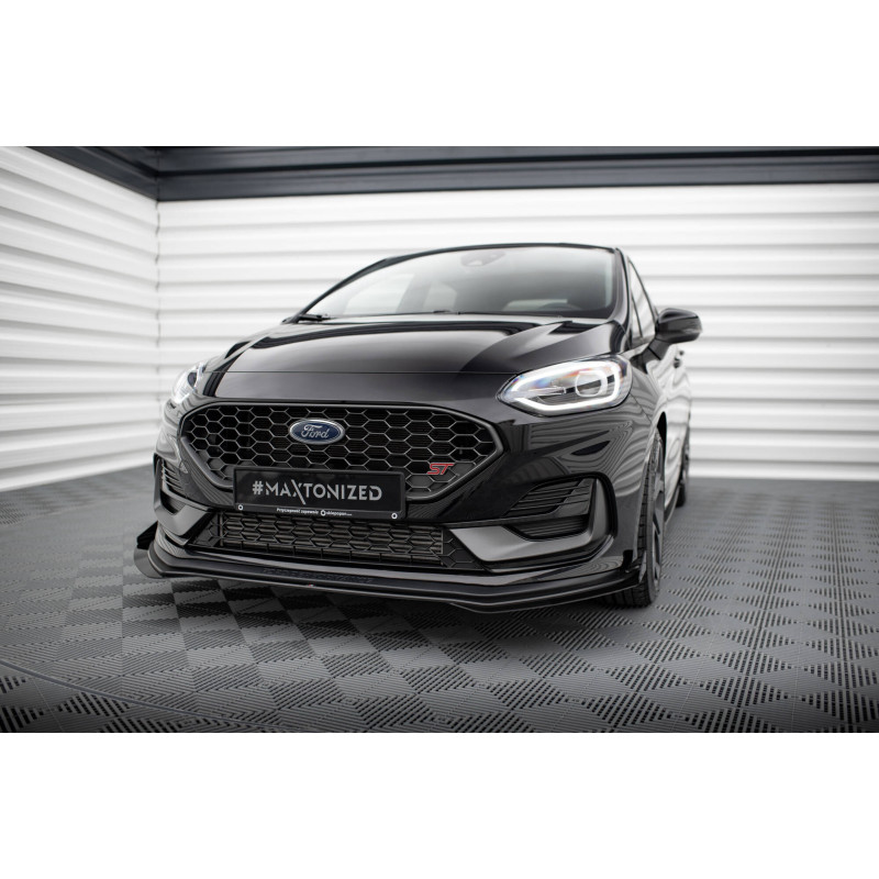 SPLITTER ANTERIORE street pro + Flaps Ford Fiesta ST Mk8 Facelift (Cod. M-FOFI8FSTCNC-FD1B+FSF1G)