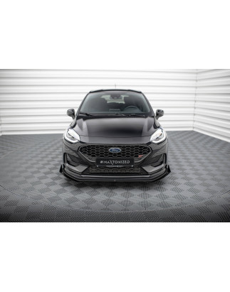 SPLITTER ANTERIORE street pro + Flaps Ford Fiesta ST Mk8 Facelift (Cod. M-FOFI8FSTCNC-FD1B+FSF1G)