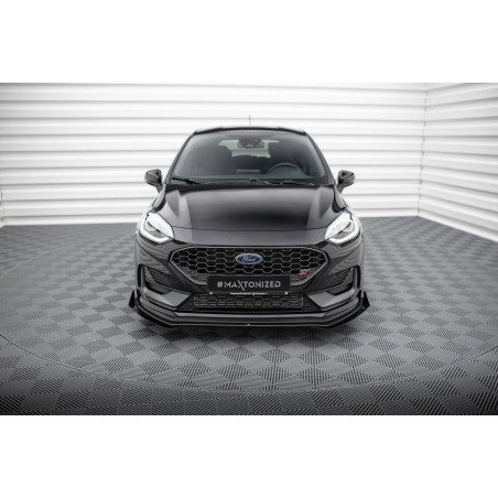 SPLITTER ANTERIORE street pro + Flaps Ford Fiesta ST Mk8 Facelift (Cod. M-FOFI8FSTCNC-FD1B+FSF1G)