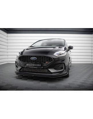SPLITTER ANTERIORE V.1 Ford Fiesta ST / ST-line Mk8 Facelift (Cod. M-FO-FI-8F-ST-FD1G)