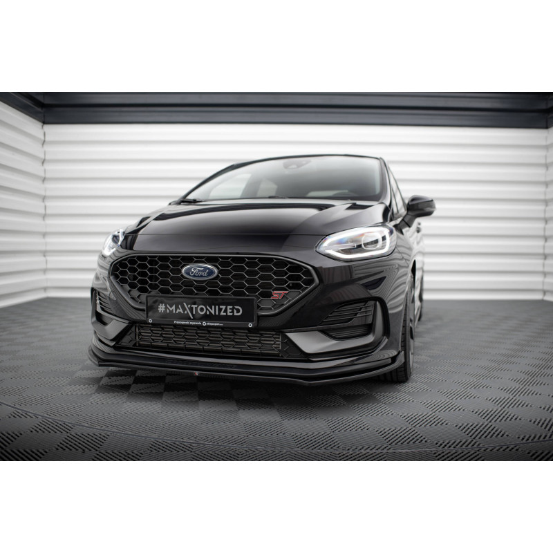 SPLITTER ANTERIORE V.1 Ford Fiesta ST / ST-line Mk8 Facelift (Cod. M-FO-FI-8F-ST-FD1G)
