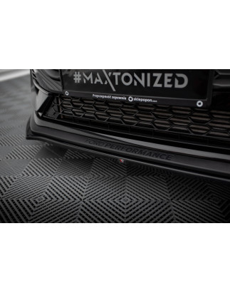 SPLITTER ANTERIORE V.1 Ford Fiesta ST / ST-line Mk8 Facelift (Cod. M-FO-FI-8F-ST-FD1G)