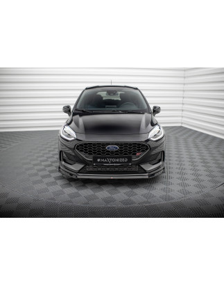 SPLITTER ANTERIORE V.3 Ford Fiesta ST / ST-line Mk8 Facelift (Cod. M-FO-FI-8F-ST-FD3G)