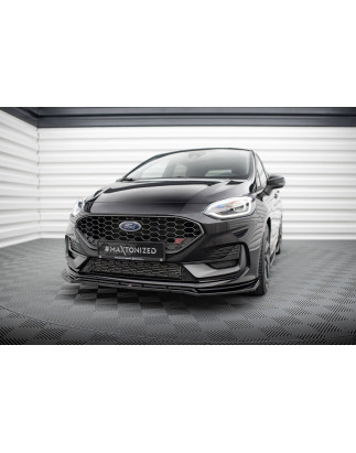 SPLITTER ANTERIORE V.4 Ford Fiesta ST / ST-line Mk8 Facelift (Cod. M-FO-FI-8F-ST-FD4G)