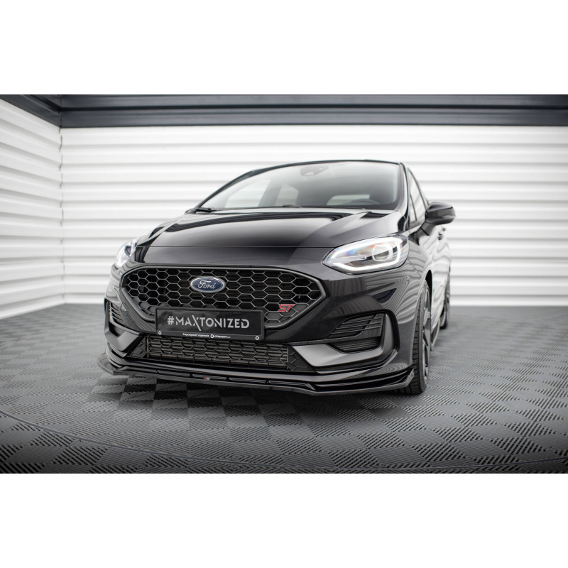 SPLITTER ANTERIORE V.4 Ford Fiesta ST / ST-line Mk8 Facelift (Cod. M-FO-FI-8F-ST-FD4G)