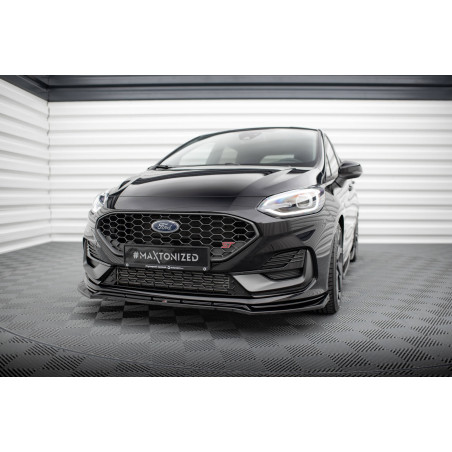 SPLITTER ANTERIORE V.4 Ford Fiesta ST / ST-line Mk8 Facelift (Cod. M-FO-FI-8F-ST-FD4G)