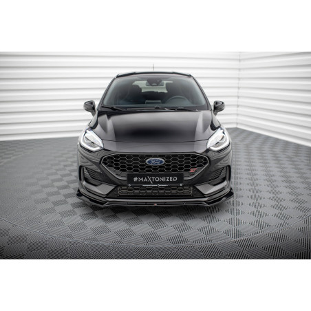 SPLITTER ANTERIORE V.4 Ford Fiesta ST / ST-line Mk8 Facelift (Cod. M-FO-FI-8F-ST-FD4G)