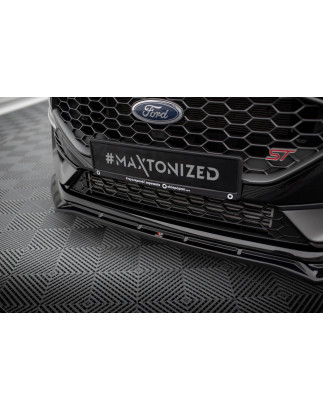 SPLITTER ANTERIORE V.4 Ford Fiesta ST / ST-line Mk8 Facelift (Cod. M-FO-FI-8F-ST-FD4G)