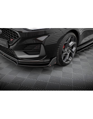 SPLITTER ANTERIORE V.4 + Flaps Ford Fiesta ST / ST-line Mk8 Facelift (Cod. M-FO-FI-8F-ST-FD4G+FSF1B)