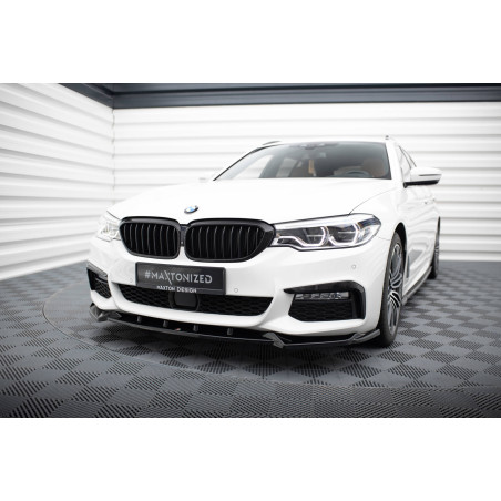 SPLITTER ANTERIORE V.4 BMW 5 M-Pack / M550d / M550i G30/ G31 M-Pack (Cod. M-BM-5-G30-MPACK-FD4G)