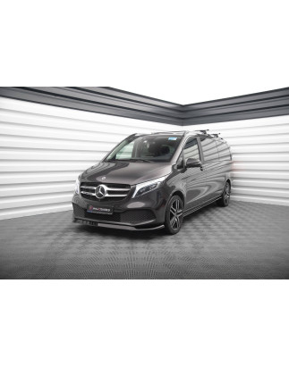 SPLITTER ANTERIORE V.1 Mercedes-Benz V-Class W447 Facelift (Cod. M-ME-V-447F-FD1G)
