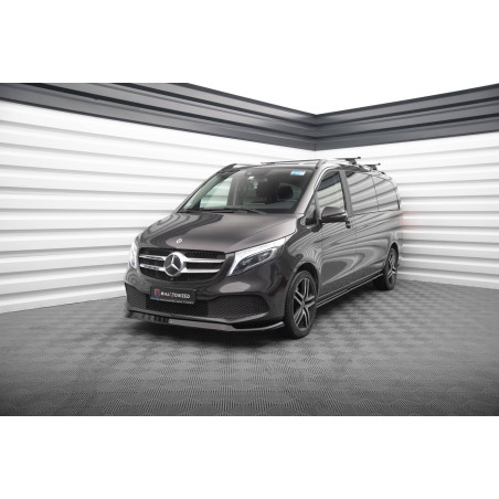 SPLITTER ANTERIORE V.1 Mercedes-Benz V-Class W447 Facelift (Cod. M-ME-V-447F-FD1G)