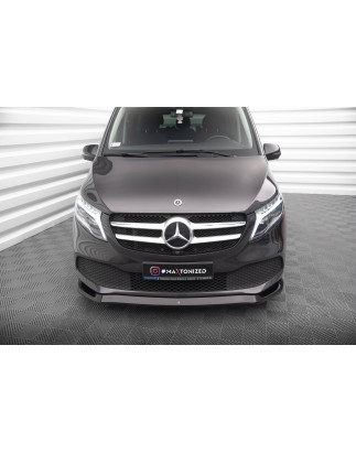 SPLITTER ANTERIORE V.1 Mercedes-Benz V-Class W447 Facelift (Cod. M-ME-V-447F-FD1G)