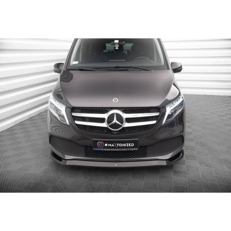 SPLITTER ANTERIORE V.1 Mercedes-Benz V-Class W447 Facelift (Cod. M-ME-V-447F-FD1G)
