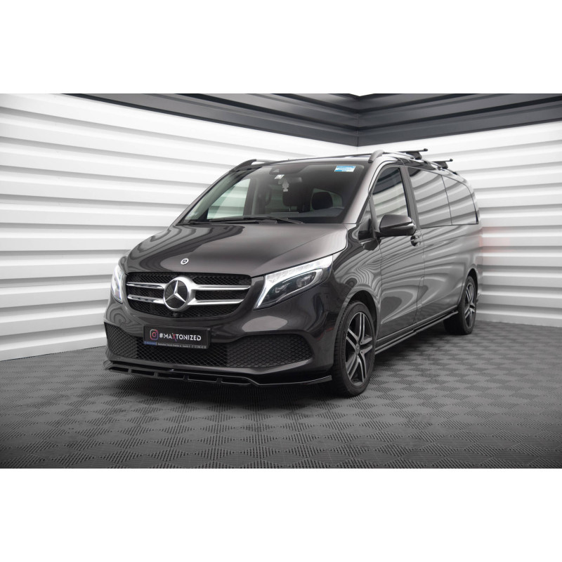 SPLITTER ANTERIORE V.2 Mercedes-Benz V-Class W447 Facelift (Cod. M-ME-V-447F-FD2G+FD2RG)