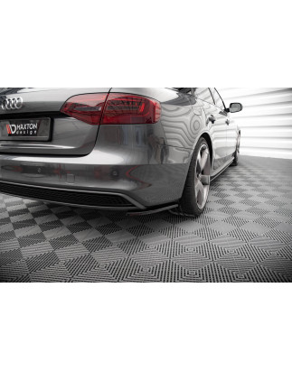 Splitters posteriori laterali V.2 Audi A4 S-Line Avant B8 Facelift (Cod. M-AU-A4-B8F-SLINE-AV-RSD2G)