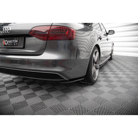 Splitters posteriori laterali V.2 Audi A4 S-Line Avant B8 Facelift (Cod. M-AU-A4-B8F-SLINE-AV-RSD2G)